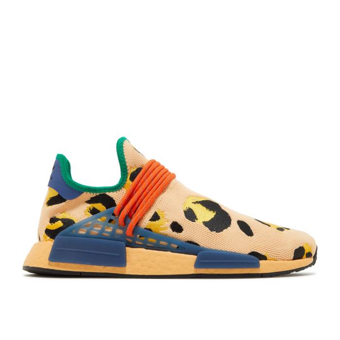 アディダス Adidas 【 Pharrell X Nmd Human Race \u0027Animal Print - Pulse Amber\u0027 Men Pulse Amber/Bold Gold/Black 】 NMD メンズ ゴールド 黒いこと 黒いこと