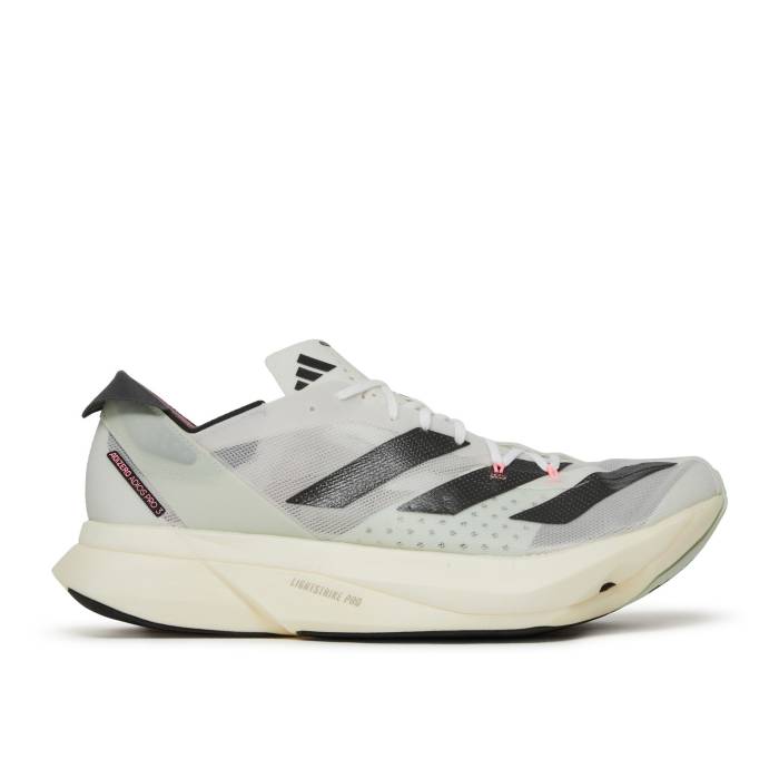 アディダス Adidas 【 Adizero Adios Pro 3 'White Night Metallic' Men Crystal White/Night Metallic/Linen Green 】 アディゼロ アディオス プロ ナイト メンズ 白色 ホワイト ナイト green 緑・グリーン|スニケス