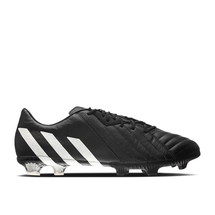 アディダス Adidas 【 Predator Instinct Pure Leather Fg Black White Men Core Black/Cloud White/Core Black 】 プレデター インスティンクト ピュア レザー メンズ コア 黒色 ブラック 白色 ホワイト