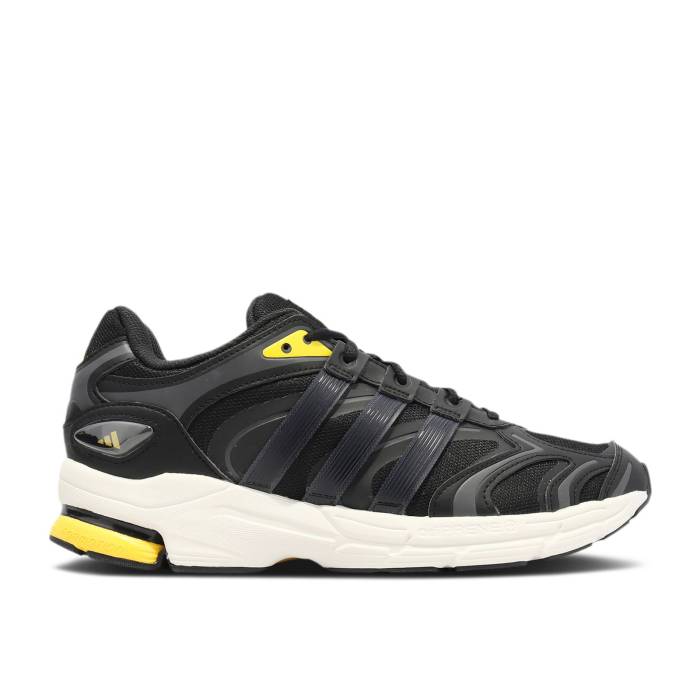 アディダス Adidas 【 Spiritain 2000 \u0027Black Chalk Yellow\u0027 Men Core Black/Chalk White/Carbon 】 メンズ 中核グループ 黒いこと 黒いこと 白いこと 白いこと 炭素