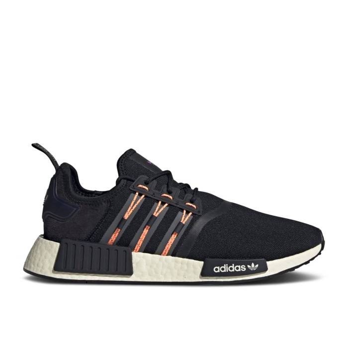 アディダス Adidas 【 Nmd_R1 \u0027Black Beam Orange\u0027 Men Core Black/Grey Five/Beam Orange 】 メンズ 中核グループ 黒いこと 黒いこと 薄墨色 薄墨色 orange 橙・オレンジ色