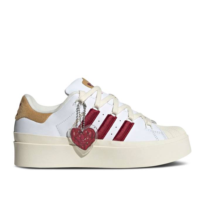 アディダス Adidas 【 Wmns Superstar Bonega \u0027White Cream\u0027 Women Cloud White/Cream White/Cloud White 】 Superstar はやりっ児 レディース 白いこと 白いこと 皮膚軟化剤