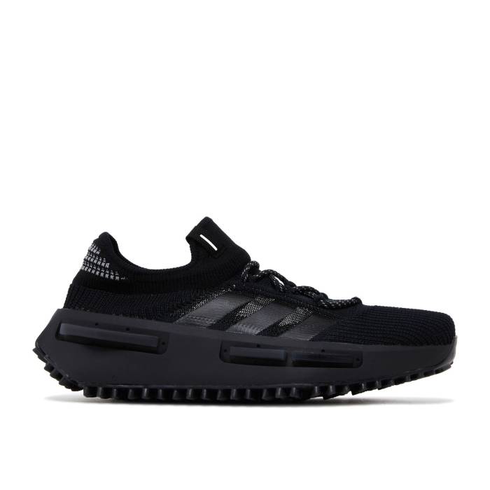 アディダス Adidas 【 Nmd_S1 'Triple Black' Men Core Black/Grey Four/Cloud White 】 メンズ コア 黒色 ブラック 灰色 グレー 白色 ホワイト