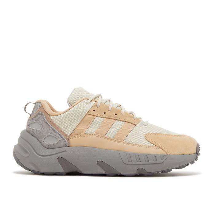 アディダス Adidas 【 Zx 22 Boost \u0027Aluminium Magic Beige\u0027 Men Aluminium/Magic Beige/Silver Metallic 】 ブースト 神通力 メンズ 神通力 ベージュ Silver しろがね色・しろがね色