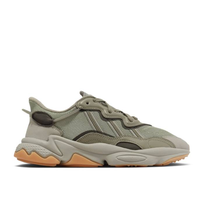 アディダス Adidas 【 Ozweego Orbit Green Men Feather Grey/Orbit Green 】 メンズ 灰色 グレー green 緑・グリーン