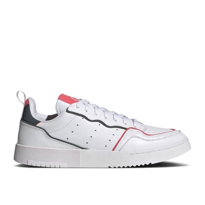 アディダス Adidas 【 Wmns Supercourt \u0027White Hazy Rose\u0027 Women Cloud White/Cloud White/Hazy Rose 】 レディース 白いこと 白いこと Rose サクラ色