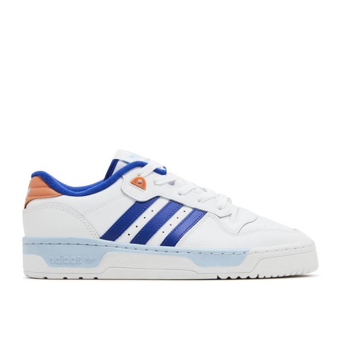 アディダス Adidas 【 Rivalry \u0027White Blue Clear Sky\u0027 Men Cloud White/Semi Lucid Blue/Clear Sky 】 青味 青み メンズ 白いこと 白いこと 青味 青み 天の原
