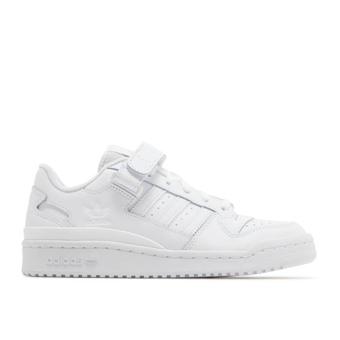 アディダス Adidas 【 Wmns Forum Low \u0027Triple White\u0027 Women Cloud White/Cloud White/Cloud White 】 討論会 レディース 白いこと 白いこと
