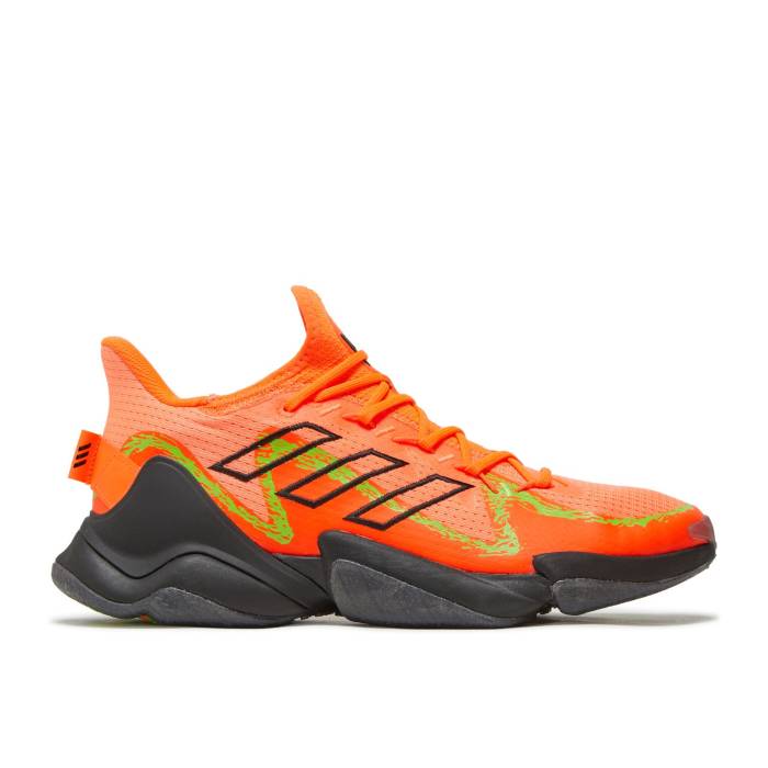 アディダス Adidas 【 Mahomes 1 Impact Flx \u0027Poison\u0027 Men Team Solar Orange/Core Black/Team Solar Orange 】 差しひびき メンズ Team 野球クラブ orange 橙・オレンジ色 中核グループ 黒いこと 黒いこと