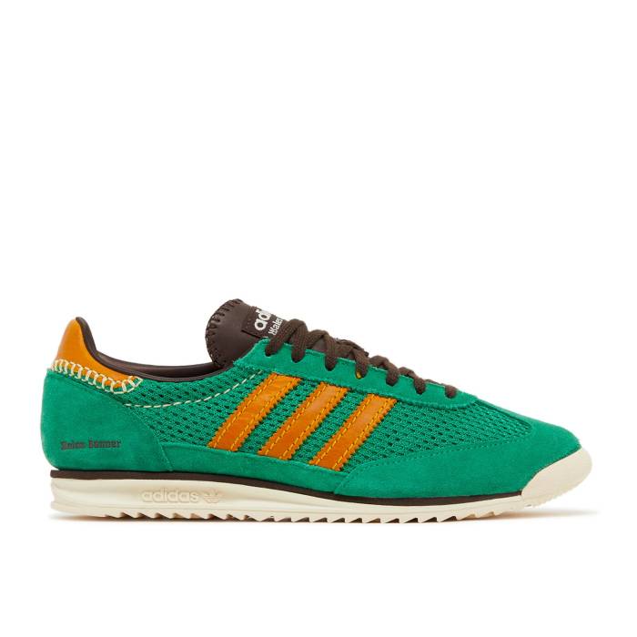 アディダス Adidas 【 Wales Bonner X Sl72 Knit 'Green' Men Team Green/Collegiate Gold/Dark Brown 】 ニット メンズ Team チーム green 緑・グリーン ゴールド 茶色 ブラウン