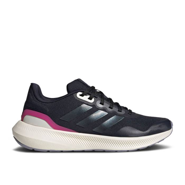 アディダス Adidas 【 Wmns Runfalcon 3.0 Tr \u0027Black Blue Metallic\u0027 Women Legend Ink/Black Blue Metallic/Semi Lucid Fuchsia 】 青碧 青碧 レディース Legend 昔ばなし 黒いこと 黒いこと 青碧 青碧
