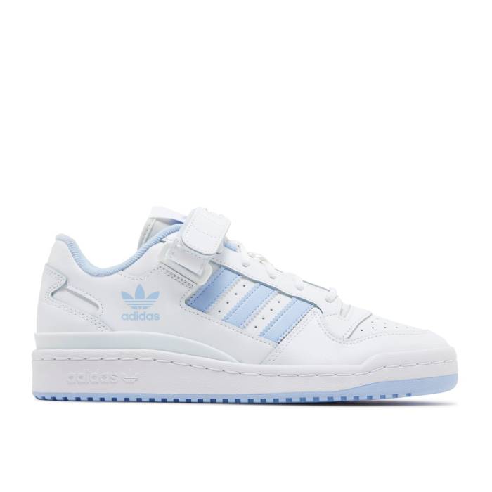 アディダス Adidas 【 Wmns Forum Low 'White Blue Dawn' Women Cloud White/Blue Dawn/Cloud White 】 フォーラム 青色 ブルー レディース 白色 ホワイト 青色 ブルー