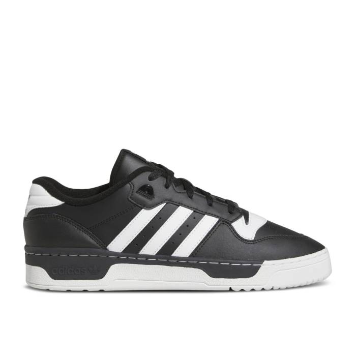 アディダス Adidas 【 Rivalry Low \u0027Black White\u0027 Men Core Black/Cloud White/Core Black 】 メンズ 中核グループ 黒いこと 黒いこと 白いこと 白いこと