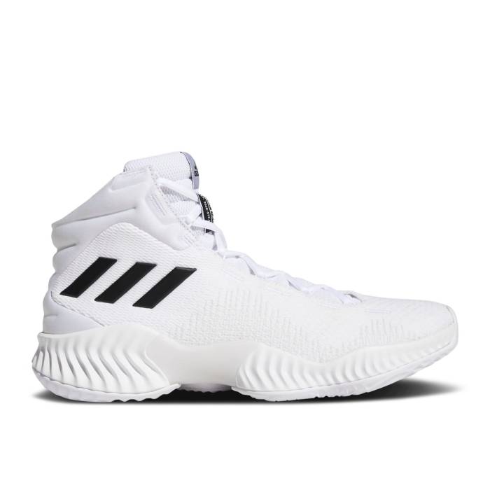 アディダス Adidas 【 Pro Bounce 2018 \u0027White Black\u0027 Men Cloud White/Core Black/Crystal White 】 労働者階級 バウンス メンズ 白いこと 白いこと 中核グループ 黒いこと 黒いこと