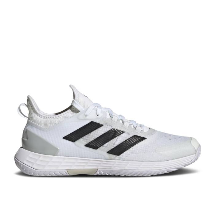 アディダス Adidas 【 Adizero Ubersonic 4.1 \u0027White Black\u0027 Men Cloud White/Core Black/Matte Silver 】 アディゼロ メンズ 白いこと 白いこと 中核グループ 黒いこと 黒いこと Silver しろがね色・しろがね色