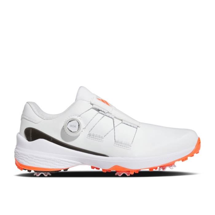 アディダス Adidas 【 Zg23 Boa Golf 'White Semi Solar Red' Men Cloud White/Core Black/Semi Solar Red 】 golf ゴルフ メンズ 白色 ホワイト コア 黒色 ブラック Red 赤・レッド