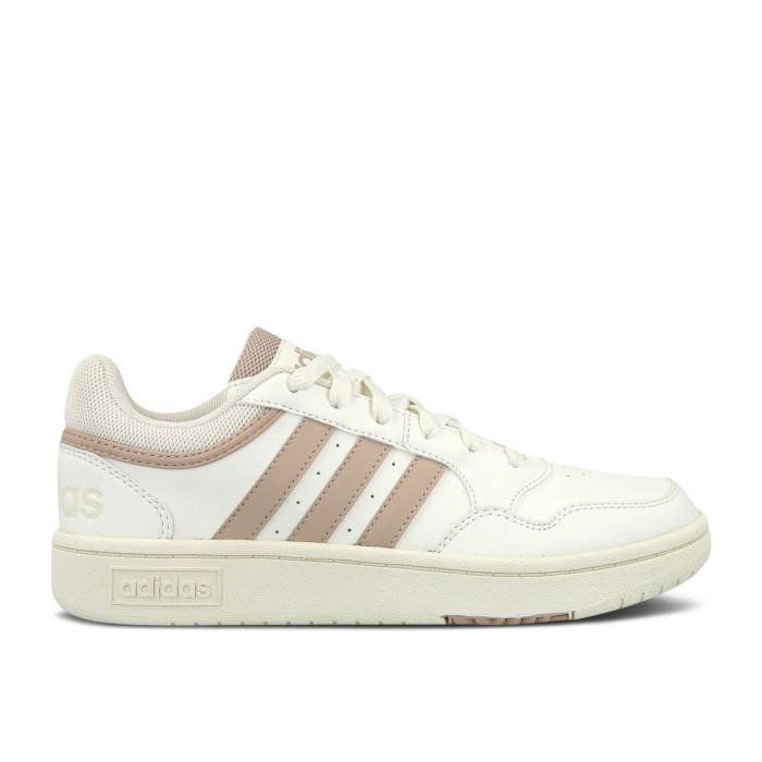 アディダス Adidas 【 Wmns Hoops 3.0 Low \u0027Off White Wonder Taupe\u0027 Women Off White/Wonder Taupe/Footwear White 】 白いこと 白いこと レディース 白いこと 白いこと