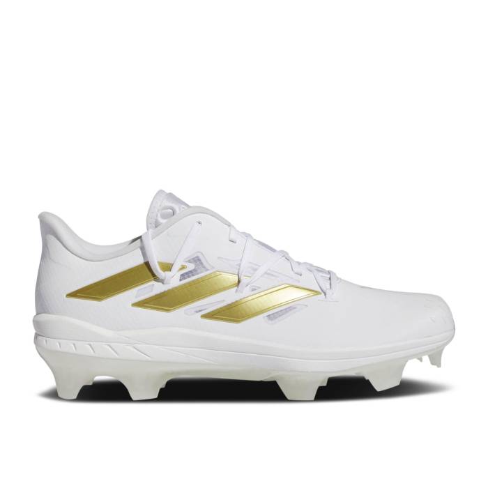 アディダス Adidas 【 Adizero Afterburner 9 Tpu 'White Gold' Men Cloud White/Gold Metallic/Cloud White 】 アディゼロ メンズ 白色 ホワイト ゴールド｜スニケス