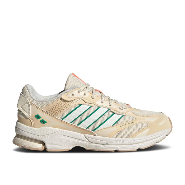 アディダス Adidas 【 Spiritain 2000 \u0027Wonder White Court Green\u0027 Men Wonder White/Core White/Court Green 】 白いこと 白いこと 厚地の外套 メンズ 白いこと 白いこと 中核グループ 厚地の外套 green 緑・緑であること