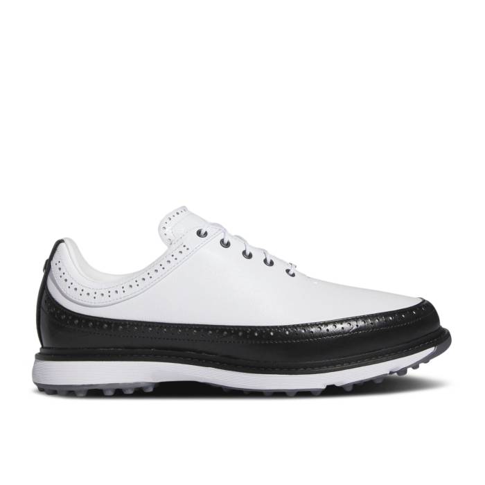 アディダス Adidas 【 Mc80 Spikeless Golf \u0027White Black\u0027 Men Cloud White/Core Black/Bright Red 】 golf ゴルフ メンズ 白いこと 白いこと 中核グループ 黒いこと 黒いこと Red 赤・赤いこと