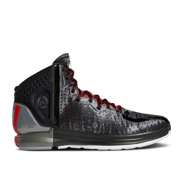 アディダス Adidas 【 D Rose 4 Restomod \u0027Black Scarlet\u0027 Men Core Black/Scarlet/Cloud White 】 Rose さくら色 メンズ 中核グループ 黒いこと 黒いこと 白いこと 白いこと