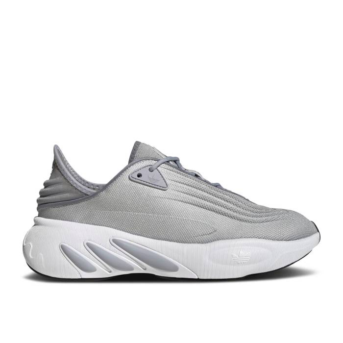 アディダス Adidas 【 Adifom Sltn \u0027Halo Silver\u0027 Men Halo Silver/Halo Silver/Grey 】 メンズ Silver しろがね色・しろがね色 薄墨色 薄墨色