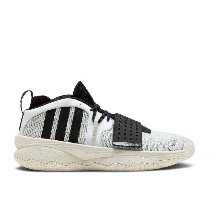 アディダス Adidas 【 Dame 8 Extply 'White Black' Men Footwear White/Core Black/Off White 】 メンズ 白色 ホワイト コア 黒色 ブラック