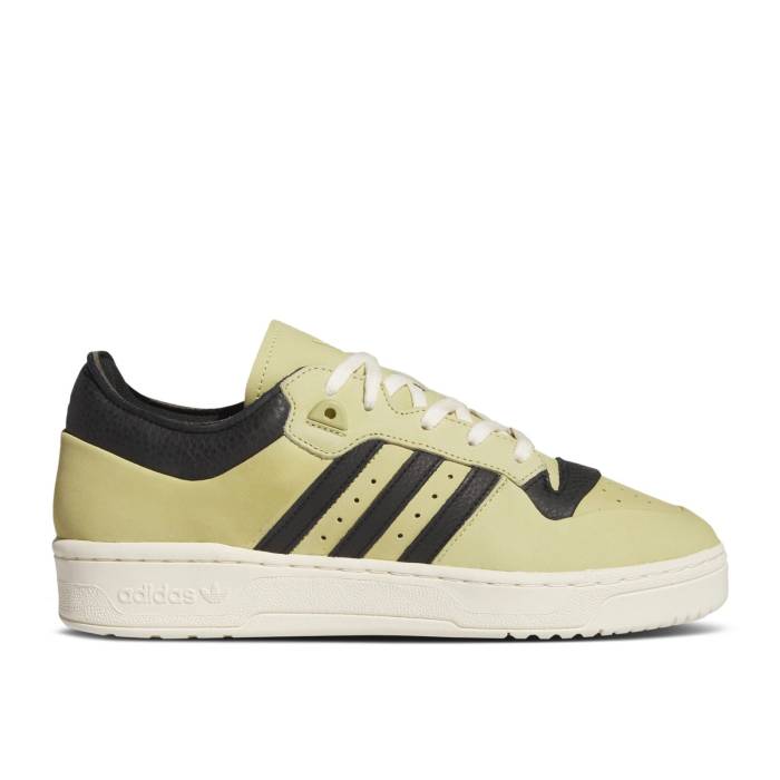 アディダス Adidas 【 Rivalry 86 Low 001 \u0027Halo Gold Black\u0027 Men Halo Gold/Core Black/Cream White 】 ゴールド メンズ ゴールド 中核グループ 黒いこと 黒いこと 皮膚軟化剤 白いこと 白いこと