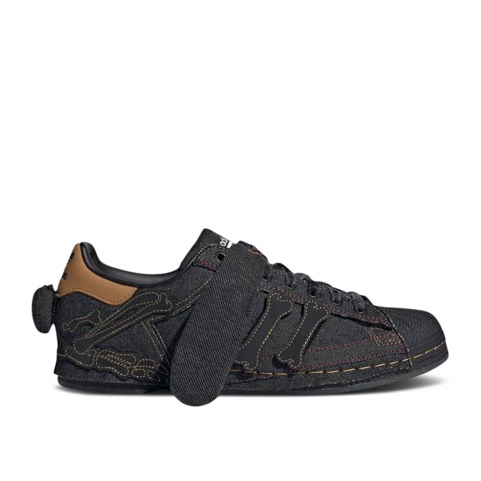 アディダス Adidas 【 Melting Sadness X Superstar 'Halloween' Men Core Black/Brown/Core Black 】 Superstar スーパースター メンズ コア 黒色 ブラック 茶色 ブラウン｜スニケス