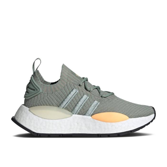アディダス Adidas 【 Wmns Nmd_W1 \u0027Silver Green Acid Orange\u0027 Women Silver Green/Silver Pebble/Acid Orange 】 green 緑・緑であること レディース Silver しろがね色・しろがね色 green 緑・緑であること orange 橙・オレンジ色