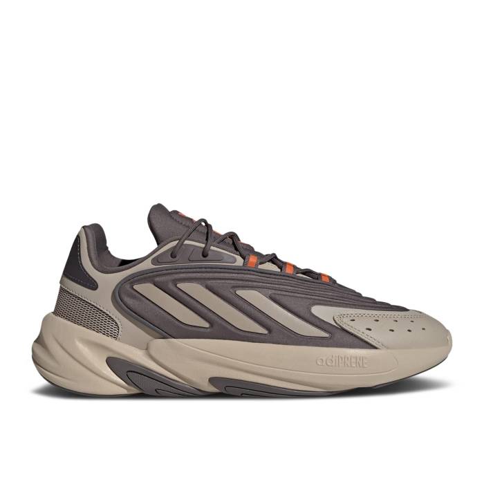 アディダス Adidas 【 Ozelia \u0027Charcoal Wonder Beige\u0027 Men Charcoal/Wonder Beige/Orange 】 メンズ 濃灰色 ベージュ orange 橙・オレンジ色