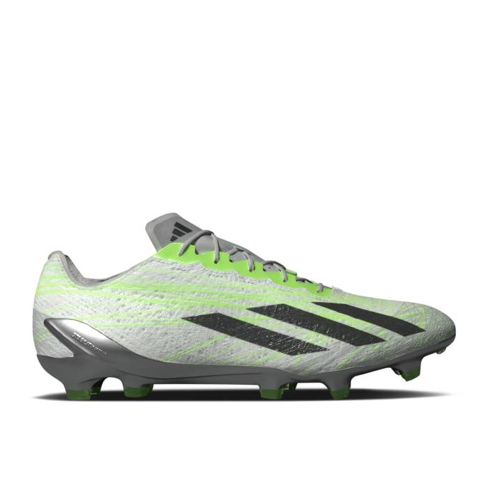 アディダス Adidas 【 X Crazyfast Strung+ Fg \u0027Grey Lucid Lemon\u0027 Men Grey Two/Core Black/Lucid Lemon 】 メンズ 薄墨色 薄墨色 中核グループ 黒いこと 黒いこと
