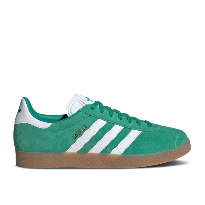 アディダス Adidas 【 Gazelle \u0027Court Green Gum\u0027 Men Court Green/Cloud White/Gum 】 ガゼル green 緑・緑であること メンズ 厚地の外套 green 緑・緑であること 白いこと 白いこと