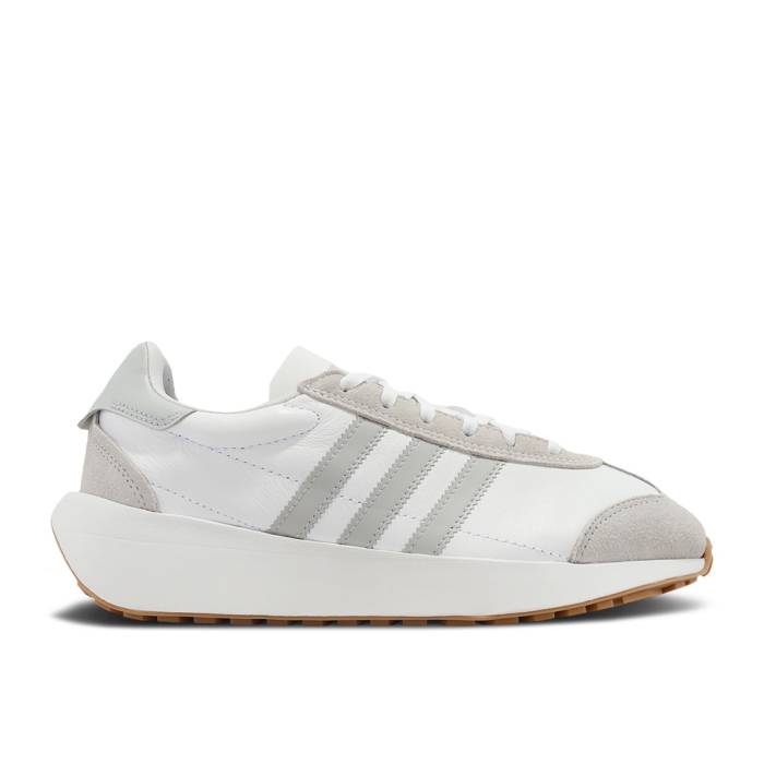 アディダス Adidas 【 Wmns Country Xlg \u0027Grey White\u0027 Women Grey One/Grey Two/Footwear White 】 カントリー レディース 薄墨色 薄墨色 白いこと 白いこと