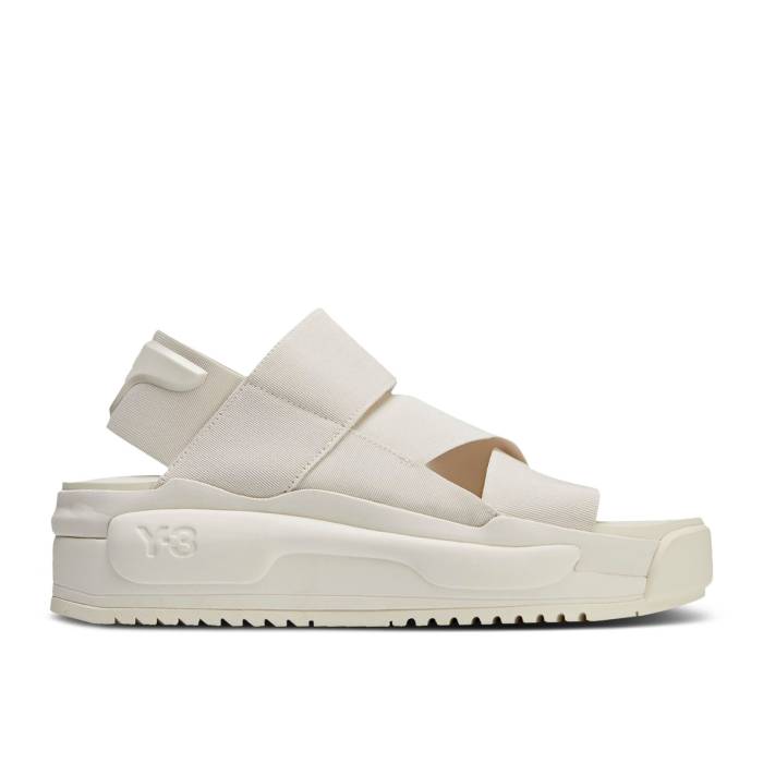 アディダス Adidas 【 Y-3 Rivalry Sandal \u0027Off White\u0027 Men Off White/Off White/Off White 】 メンズ 白いこと 白いこと