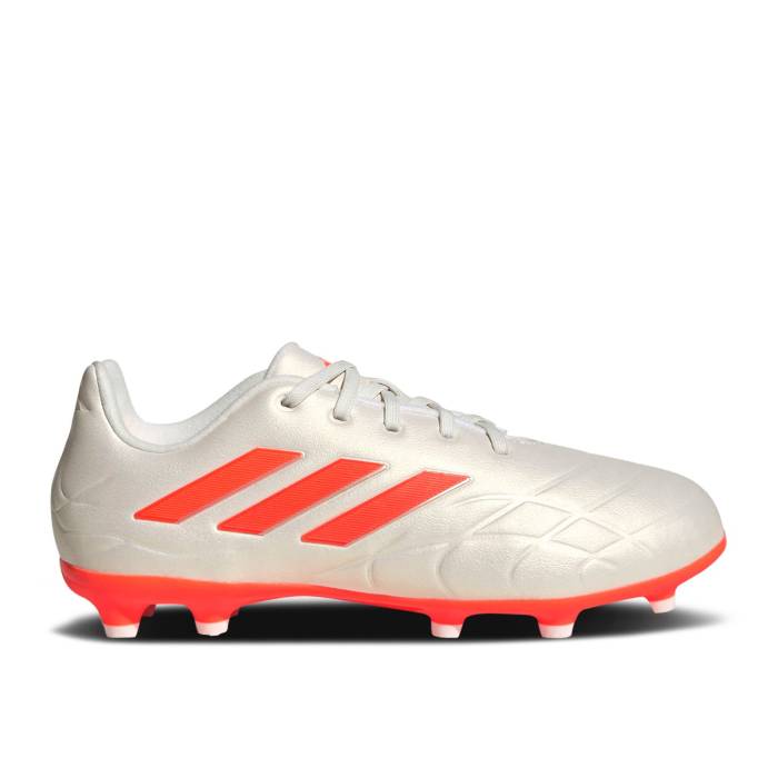 アディダス Adidas 【 Copa Pure.3 Fg J \u0027Heatspawn Pack\u0027 Youth Off White/Team Solar Orange/Off White 】 御坊っちゃん キッズ 白いこと 白いこと Team 野球クラブ orange 橙・オレンジ色 靴-キッズファッション