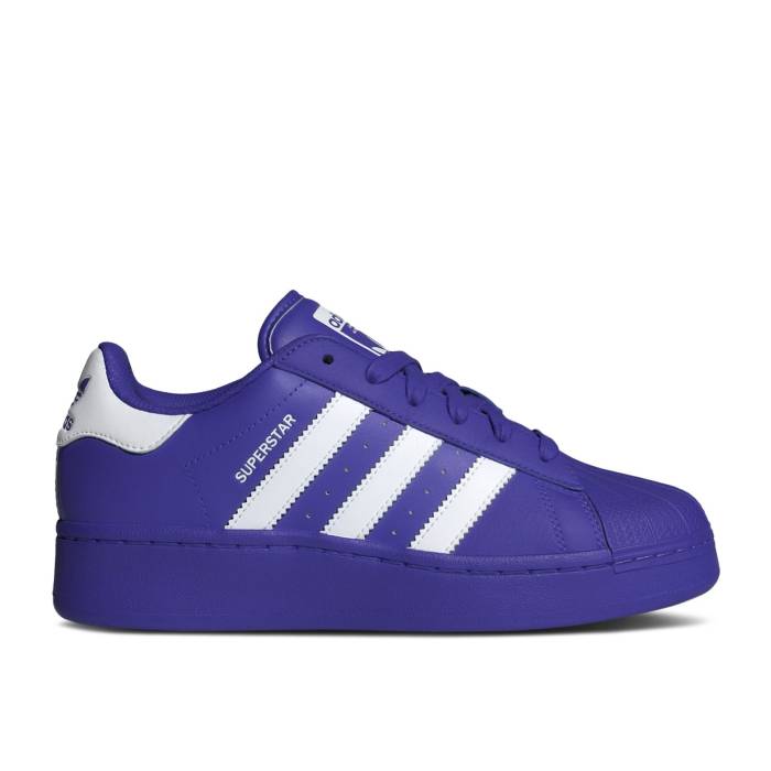 アディダス Adidas 【 Wmns Superstar Xlg \u0027Purple\u0027 Women Supplier Colour/Cloud White/Supplier Colour 】 Superstar はやりっ児 レディース 白いこと 白いこと