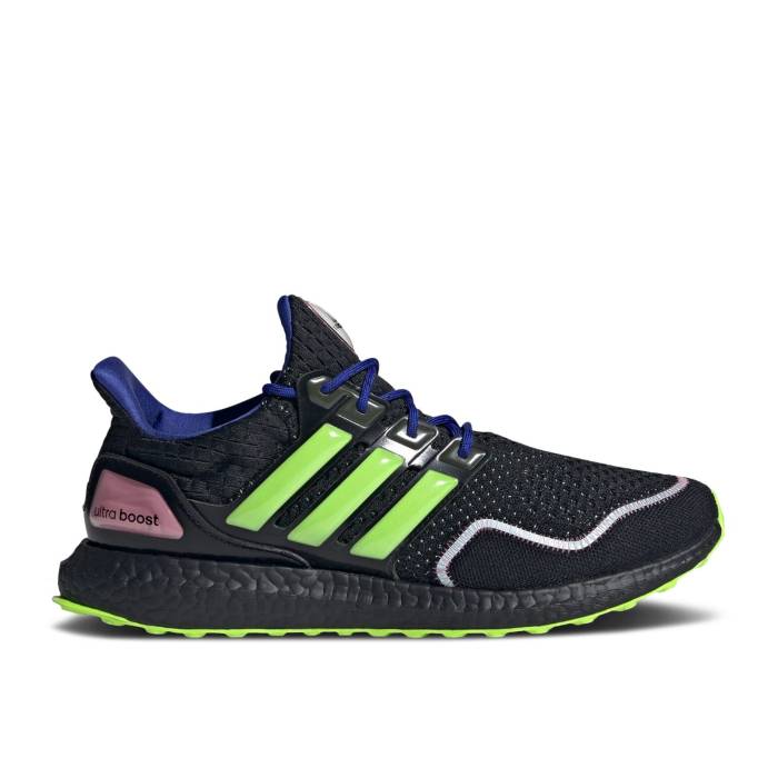 アディダス Adidas 【 Ultraboost 1.0 'Black Lemon Blue' Men Core Black/Lucid Lemon/Bliss Pink 】 メンズ コア 黒色 ブラック pink ピンク