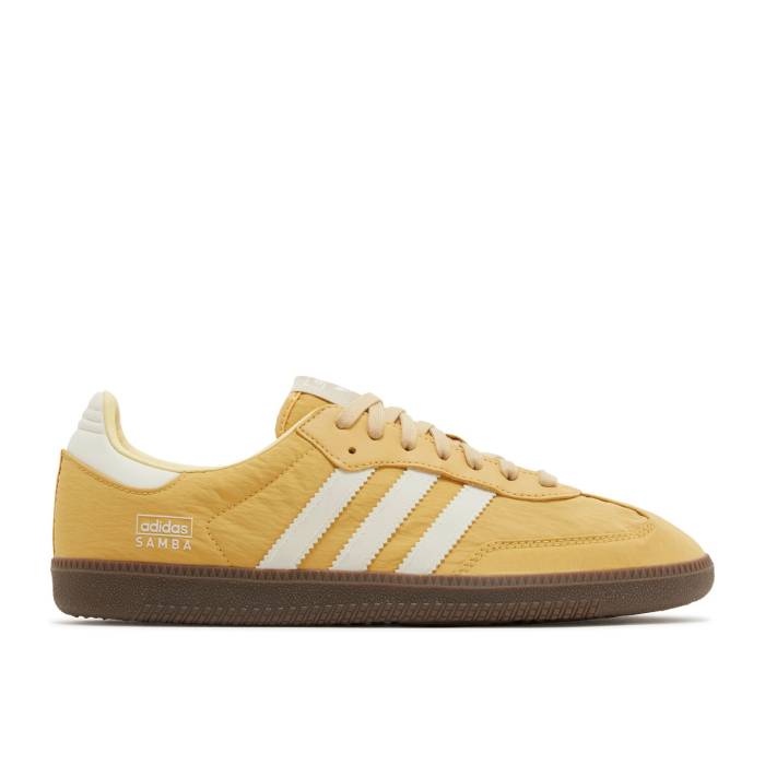 アディダス Adidas 【 Samba Og \u0027Reflective Nylon Pack - Oat\u0027 Men Oat/Wonder White/Gum 】 サンバ ナイロン メンズ 白いこと 白いこと