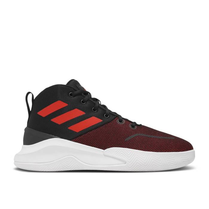 アディダス Adidas 【 Own The Game \u0027Black Vivid Red\u0027 Men Core Black/Vivid Red/Cloud White 】 Game 取り組み メンズ 中核グループ 黒いこと 黒いこと Red 赤・赤いこと 白いこと 白いこと