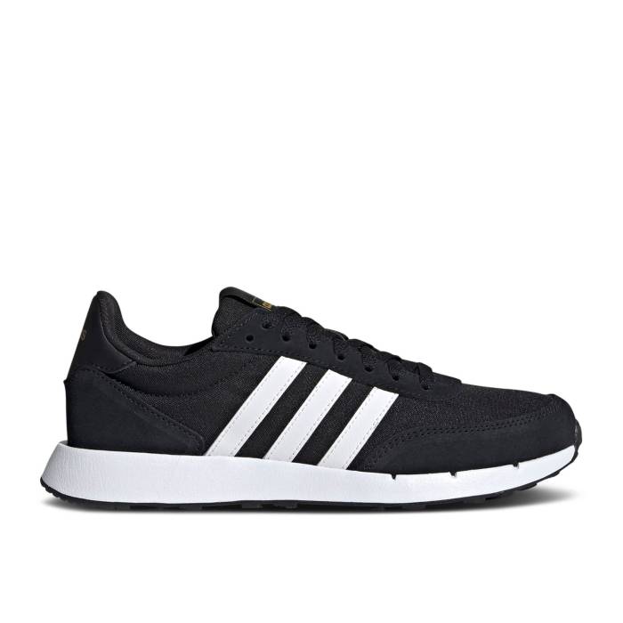 アディダス Adidas 【 Wmns Run 60S 2.0 Black White Women Core Black/Cloud White/Gold Metallic 】 ラン レディース コア 黒色 ブラック 白色 ホワイト ゴールド