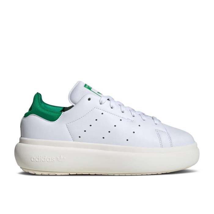 アディダス Adidas 【 Wmns Stan Smith Platform \u0027White Green\u0027 Women Cloud White/Off White/Green 】 レディース 白いこと 白いこと green 緑・緑であること