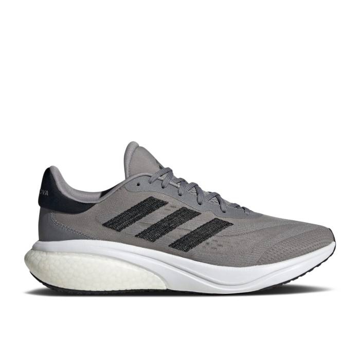 アディダス Adidas 【 Supernova 3 'Grey Black' Men Grey Three/Core Black/Cloud White 】 スーパーノバ・ノヴァ メンズ 灰色 グレー コア 黒色 ブラック 白色 ホワイト