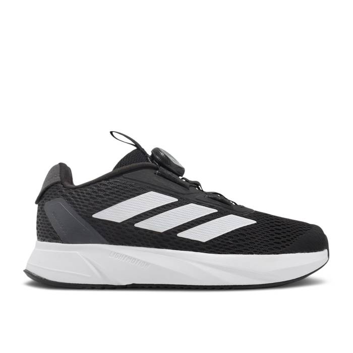 アディダス Adidas 【 Duramo Sl Boa K \u0027Black White\u0027 Youth Core Black/Cloud White/Core Black 】 御坊っちゃん キッズ 中核グループ 黒いこと 黒いこと 白いこと 白いこと
