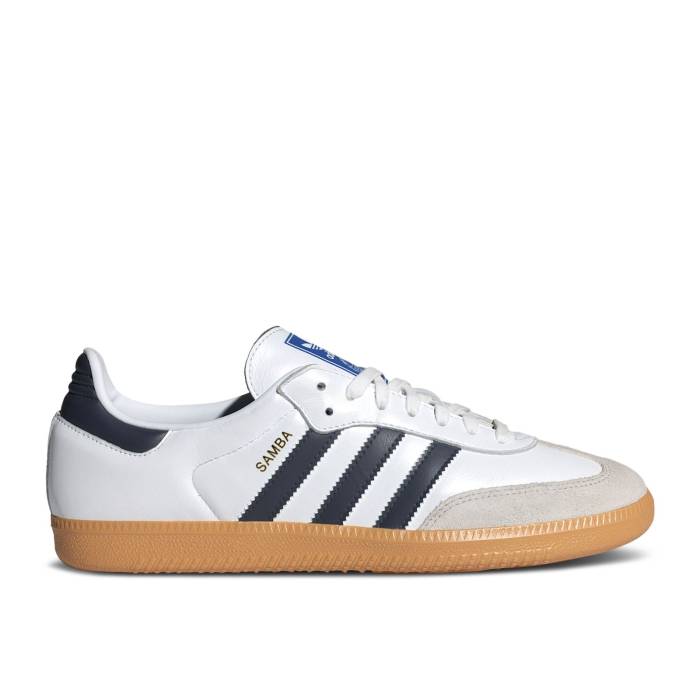 アディダス Adidas 【 Samba Og \u0027White Night Indigo Gum\u0027 Men Cloud White/Night Indigo/Gum 】 サンバ ナイト爵 藍色・インディゴ メンズ 白いこと 白いこと ナイト爵 藍色・インディゴ