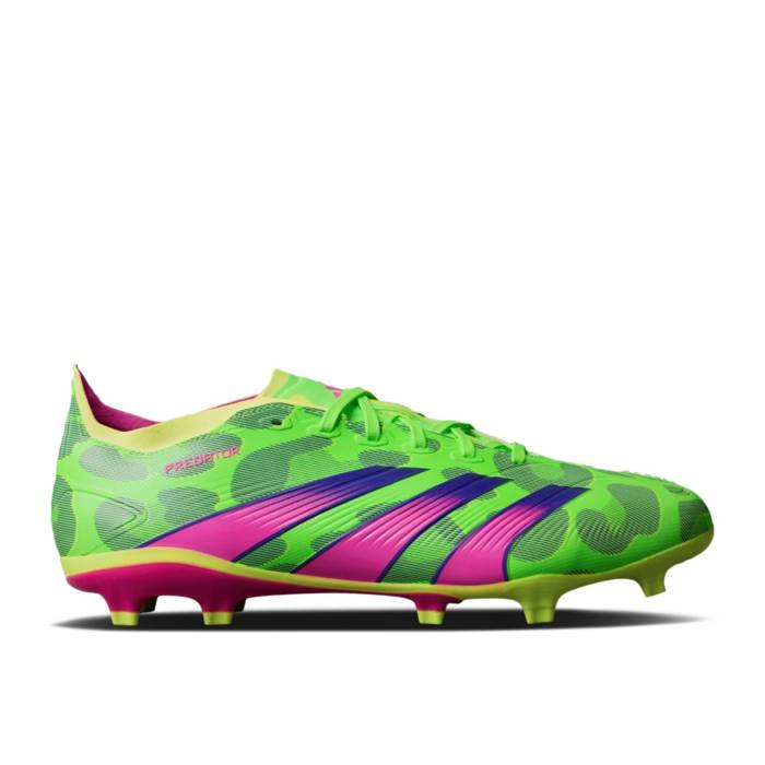アディダス Adidas 【 Predator League Fg \u0027Player Pack - Solar Green\u0027 Men Team Solar Green/Team Shock Pink/Lucid Lemon 】 プレデター メンズ Team 野球クラブ green 緑・緑であること ぼうぜん自失 pink サクラ色 メンズ靴-靴