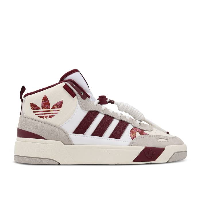 アディダス Adidas 【 Post Up \u0027Year Of The Rabbit\u0027 Men Off White/Noble Maroon/Cloud White 】 メンズ 白いこと 白いこと マルーン スニーカー-メンズ靴-靴