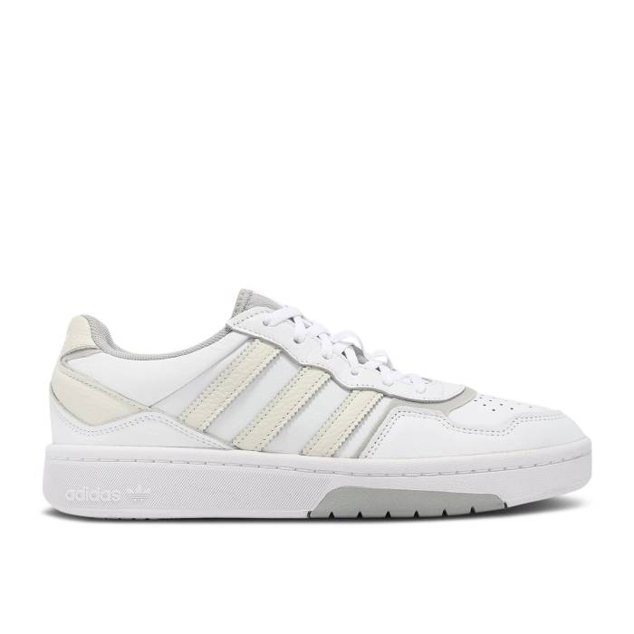 アディダス Adidas 【 Courtic \u0027White Tint\u0027 Men Cloud White/Off White/White Tint 】 メンズ 白いこと 白いこと スニーカー-靴-メンズ靴