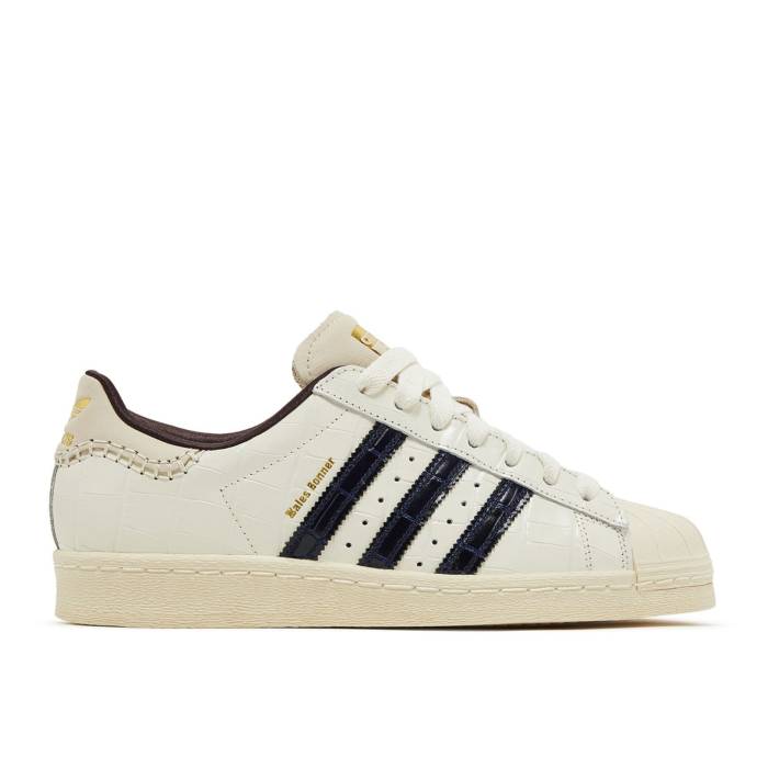 アディダス Adidas 【 Wales Bonner X Superstar \u0027Croc - Wonder White\u0027 Men Wonder White/Collegiate Navy/Night Red 】 Superstar はやりっ児 メンズ 白いこと 白いこと 紺色 米国海軍 ナイト爵 Red 赤・赤いこと