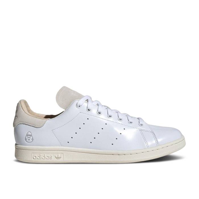 アディダス Adidas 【 Star Wars X Nanzuka X Stan Smith \u0027Stormtrooper\u0027 Men Footwear White/Off White/Core Black 】 メンズ 白いこと 白いこと 中核グループ 黒いこと 黒いこと
